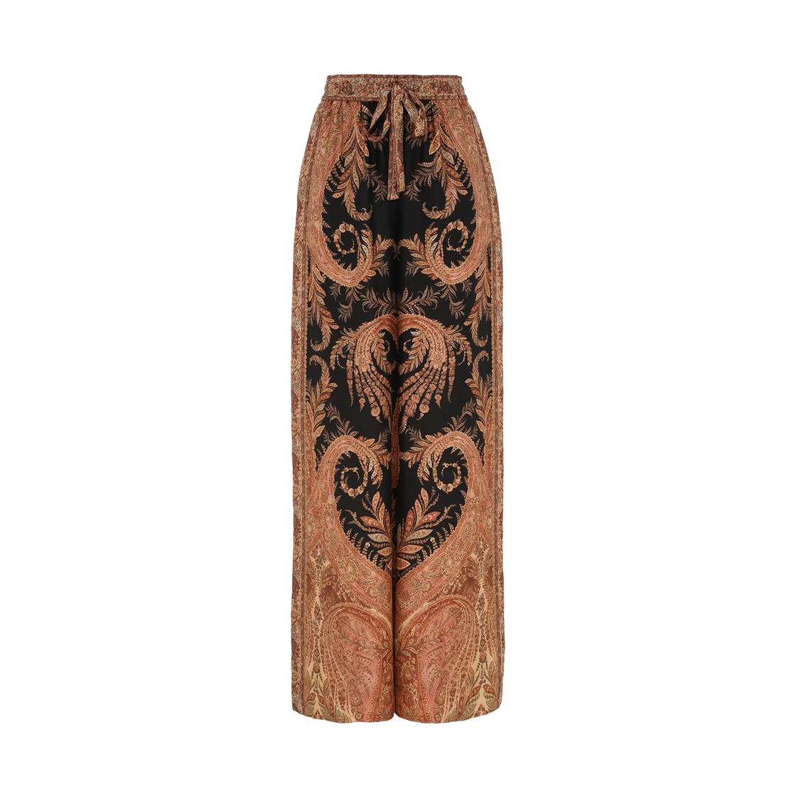 1111PF251 (W) Zimmermann Hypnotic Track Pants Black Paisley