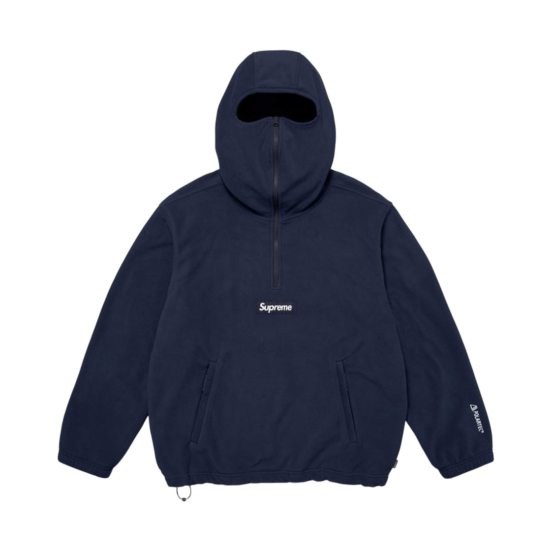 슈프림 폴라텍 페이스 마스크 하프 집 후드 스웨트셔츠 네이비 - 25FW(Supreme Polartec Face Mask Half Zip Hooded Sweatshirt Navy - 25FW)