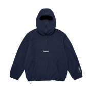Supreme Polartec Face Mask Half Zip Hooded Sweatshirt Navy - 25FW