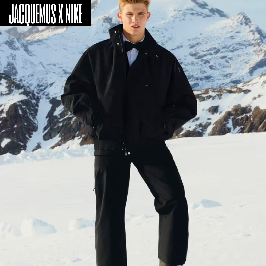 Nike x Jacquemus Gore-Tex 2-in-1 Jacket Citron Tint Black (HQ5694-868), Nike x Jacquemus Gore-Tex Pants Citron Tint (HQ6150-868) 착용 스타일 - 4