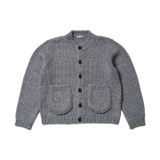 STU Dimension Pocket Cardigan In Grey