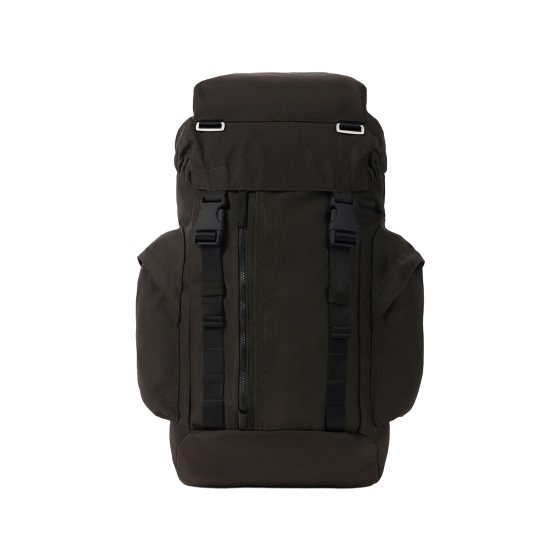 K2S1592000-10S0075-V0062 Stone Island 9200010 Resin Treated Cordura 1500 Backpack with Cinch Top Opening and Laptop Pocket Lead Grey - 25FW
