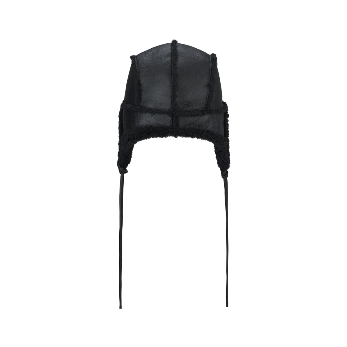 슈프림 셔링 라인드 이어플랩 캡 블랙 - 25FW(Supreme Shearling Lined Earflap Cap Black - 25FW) - 3