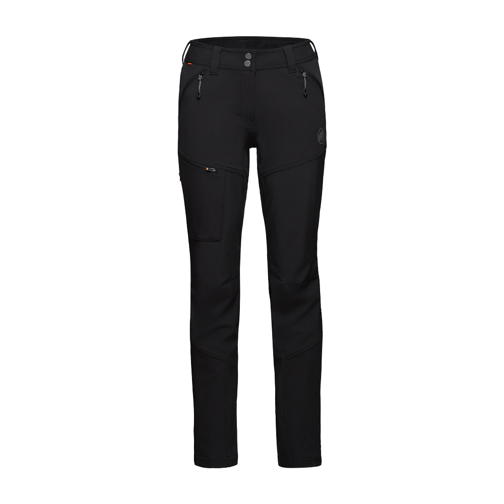 마무트 지날 가이드 소프트쉘 하이브리드 팬츠 우먼 블랙(MAMMUT Zinal Guide SO Hybrid Pants Women Black) - 1