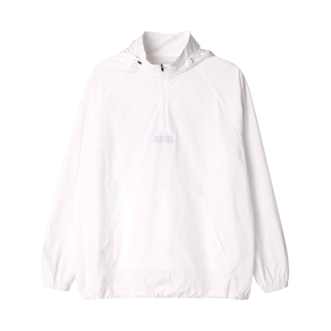 런위더 히든 후드 아노락 자켓 화이트