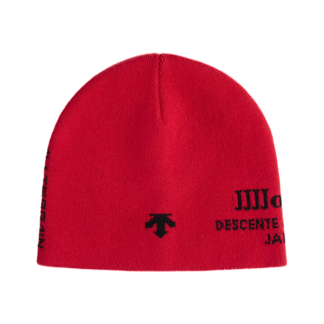 데상트 얼터레인 x JJJ자운드 니트 스컬리 레드 블랙(Descente Allterrain x JJJJound Knit Skully Red Black)
