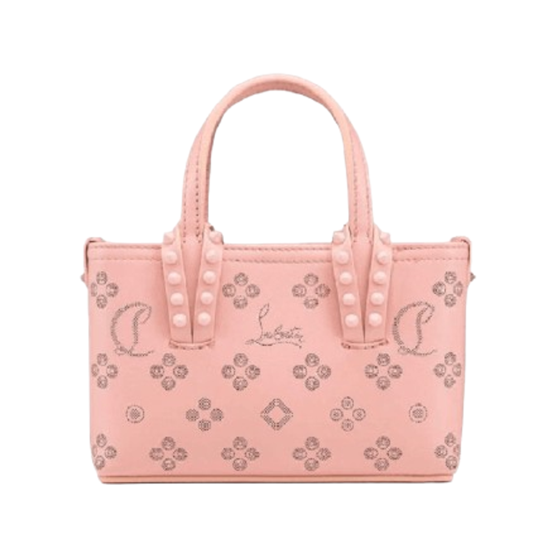 3225080P701 Christian Louboutin Cabata E/W Nano Tote Bag Rosy