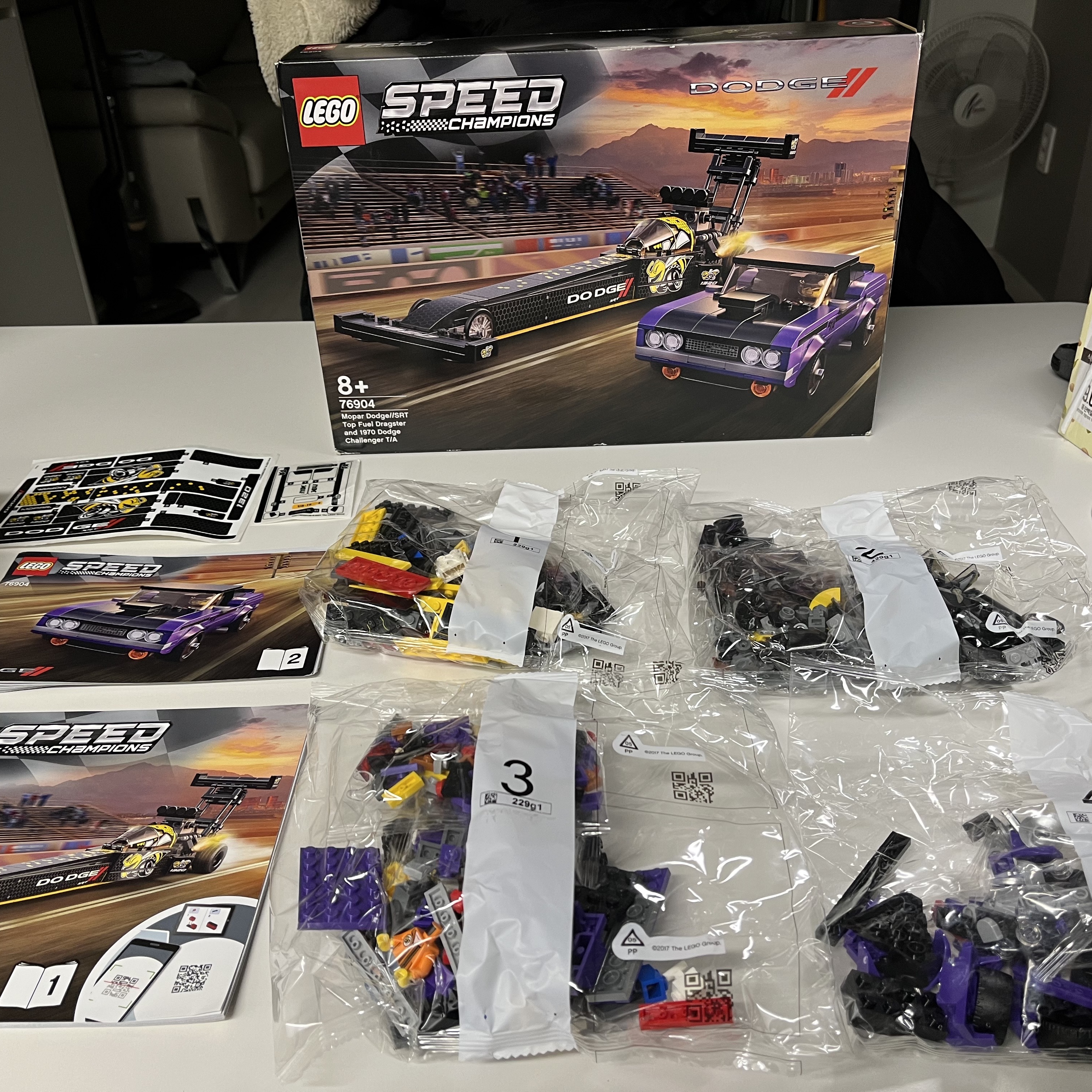 Lego Mopar Dodge//SRT Top Fuel Dragster and 1970 Dodge Challenger T/A 착용 스타일 - 1