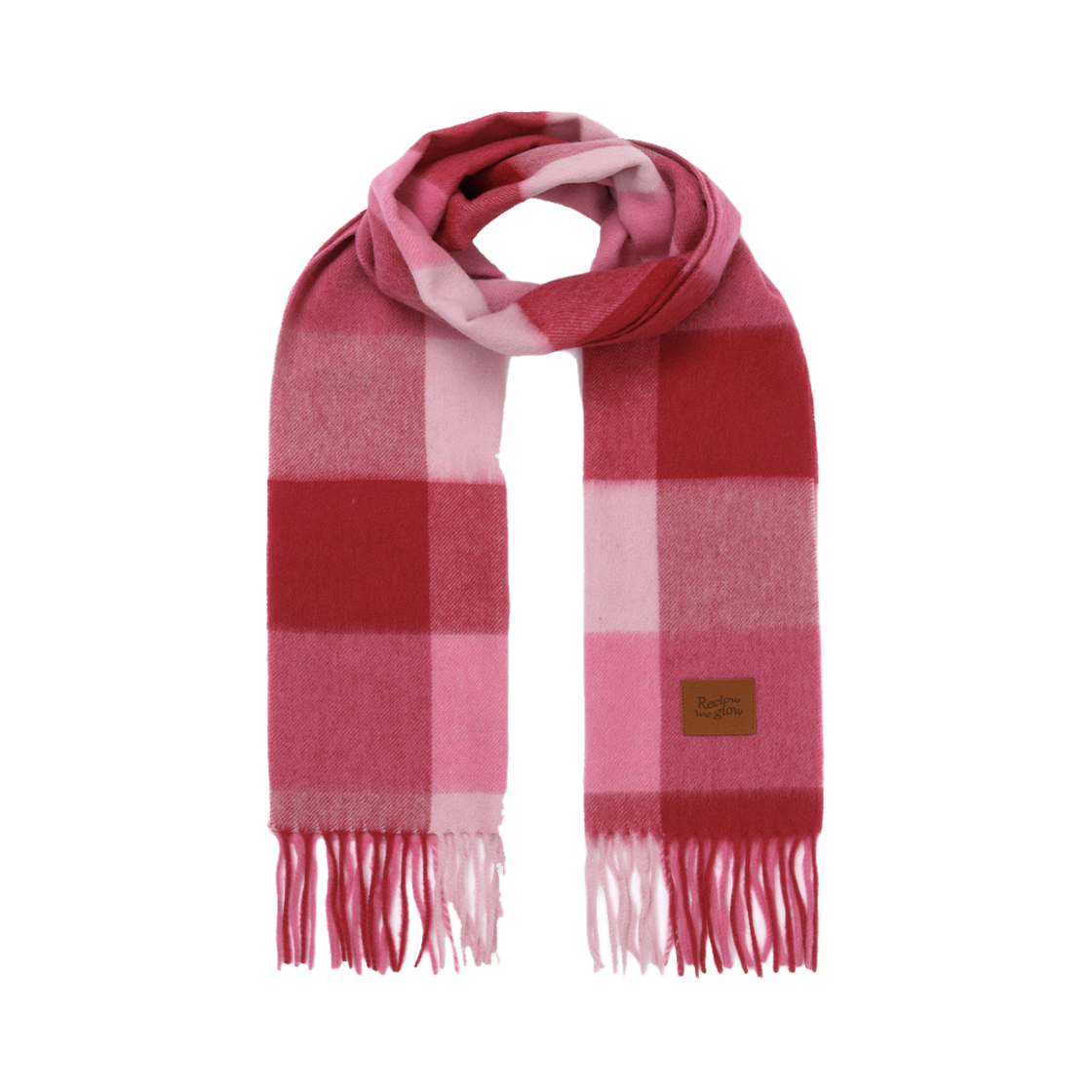 리끌로우 소다팝 울 100% 머플러 라즈베리(RECLOW Soda Pop Wool 100% Muffler Raspberry) - 3