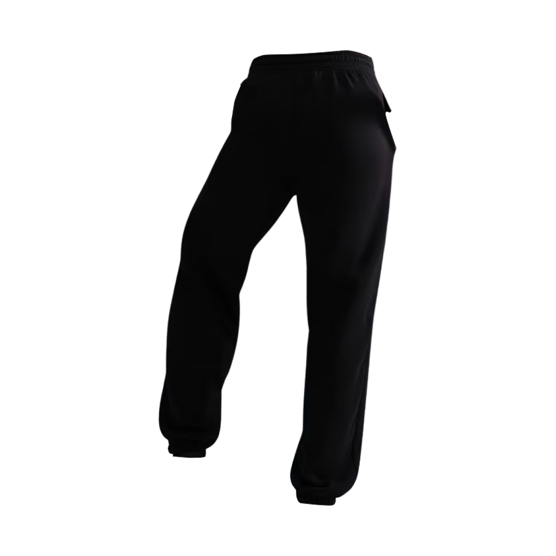(W) 나이키 NSW 피닉스 플리스 하이웨이스트 오버사이즈 스웨트팬츠 블랙 세일 - US/EU((W) Nike NSW Phoenix Fleece High-Waisted Oversized Sweatpants Black Sail - US/EU) - 2