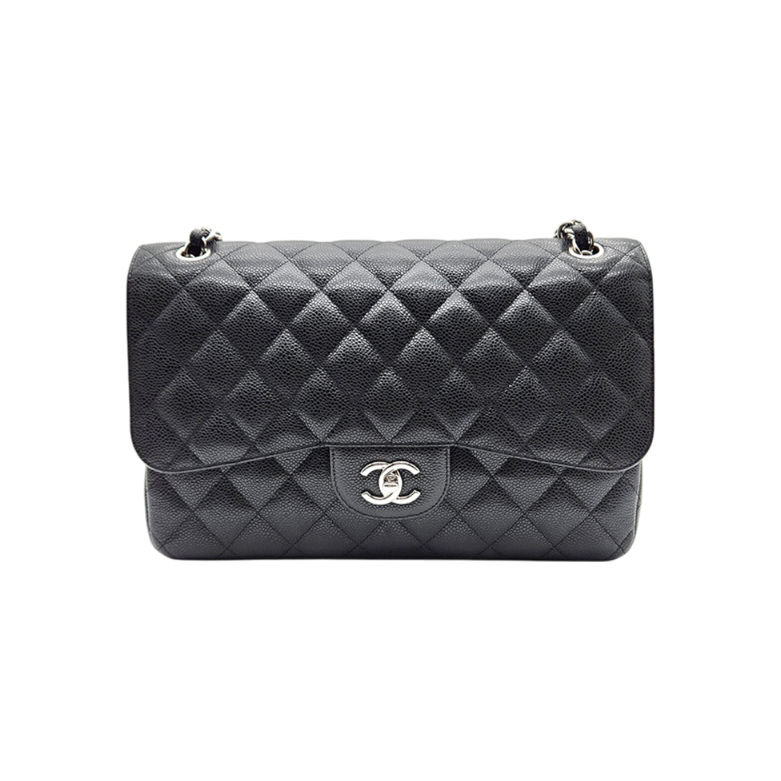 ITKCGWWOEKJW Chanel Caviar Classic Jumbo