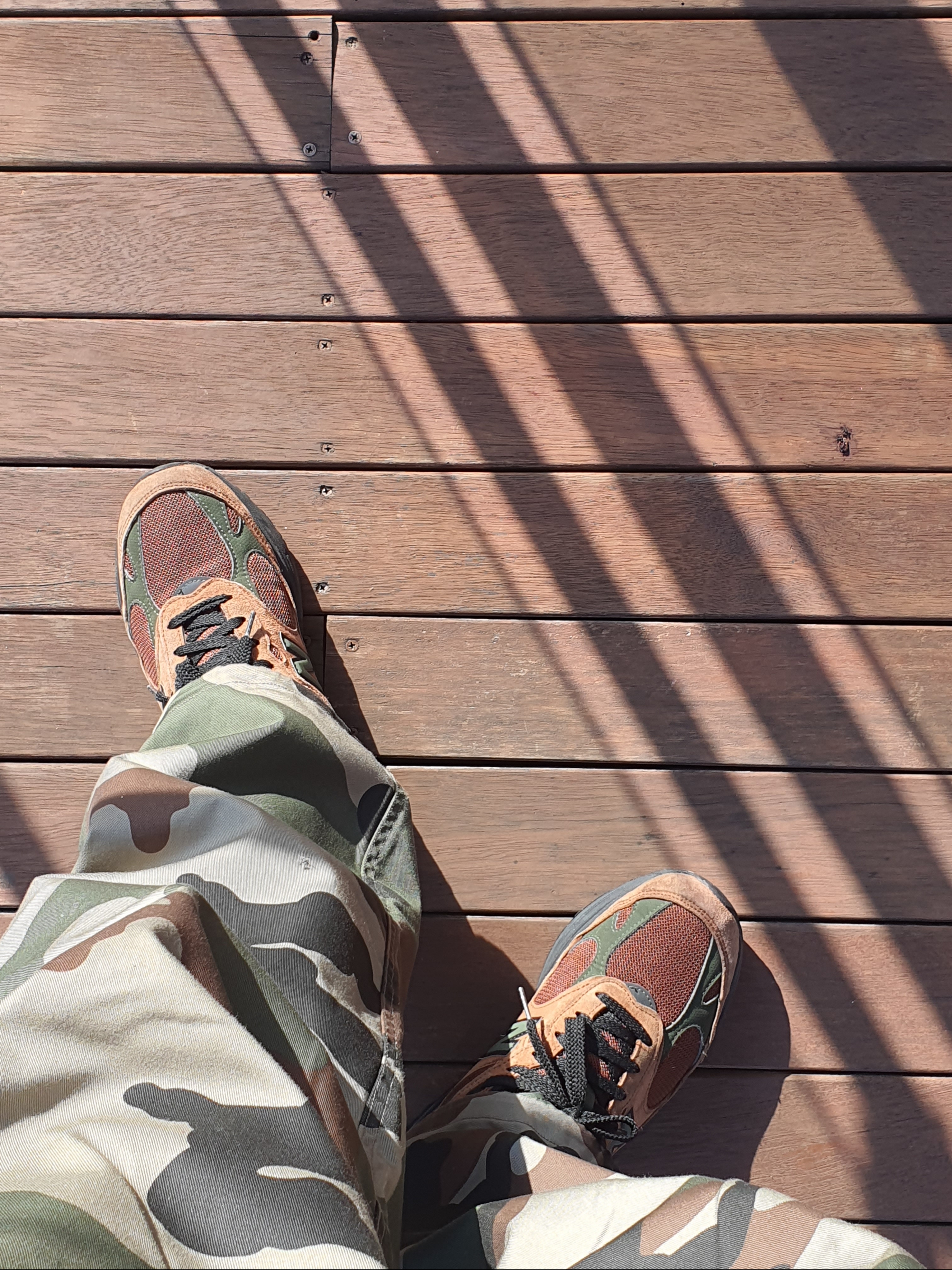 New Balance x Aime Leon Dore 993 Made in USA Brown 착용 스타일 - 2