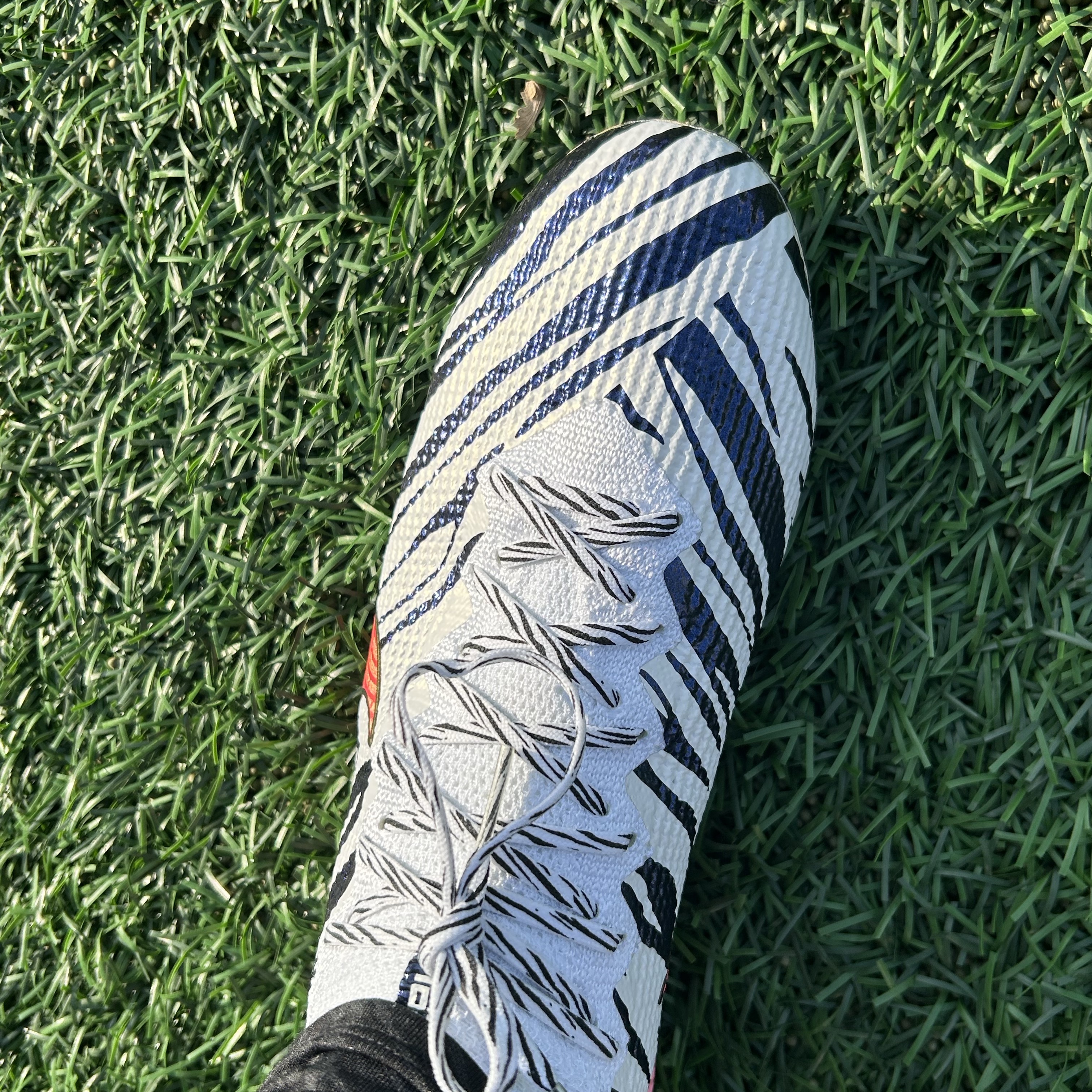 Nike Mercurial Superfly 7 Elite FG White Black 착용 스타일 - 2
