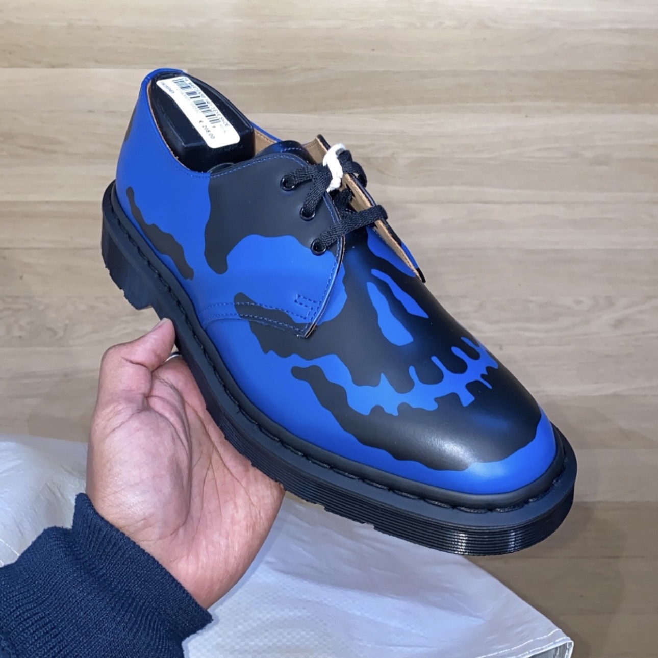 Dr. Martens x Supreme 1461 3-Eye Shoe Royal - 25FW 착용 스타일 - 3