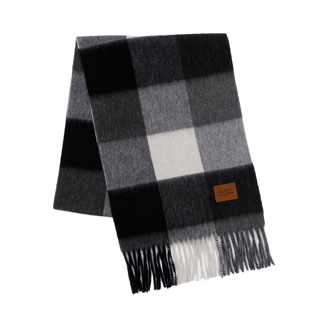 Soda Pop Wool 100% Muffler Milk Cookie RECLOW Soda Pop Wool 100% Muffler Milk Cookie