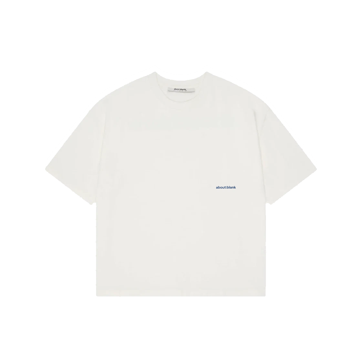 [KREAM 단독] 어바웃 블랭크 박스 티셔츠 오트 에스테이트 블루 - 26SS([KREAM 단독] About:Blank Box T-Shirt Oat Estate Blue - 26SS)