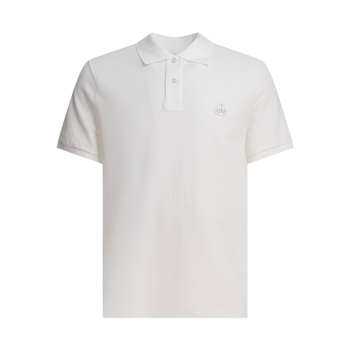M34MT712160 Moose Knuckles Everett Polo T-Shirt White