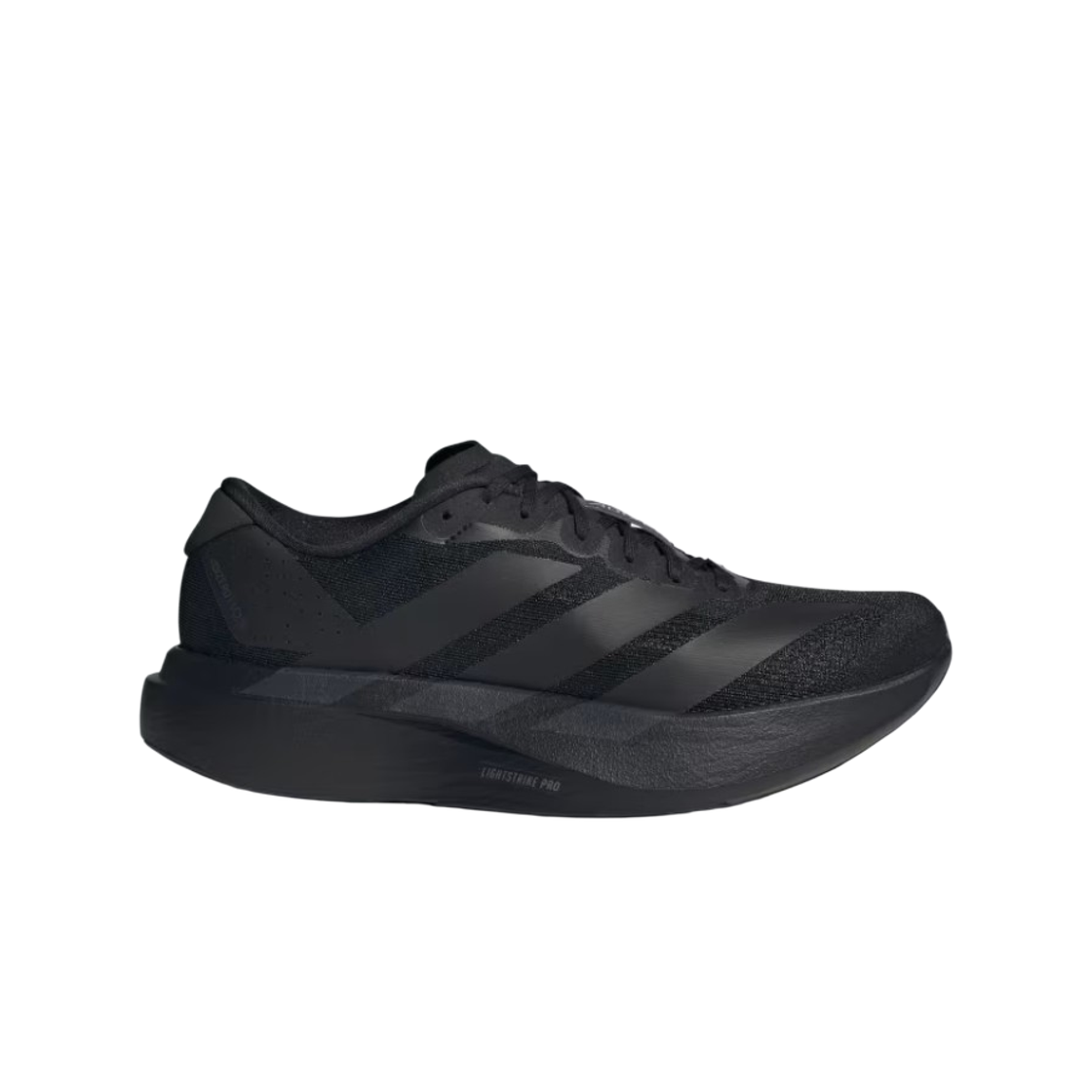 (W) 아디다스 아디제로 EVO SL 코어 블랙 아이언 메탈릭((W) Adidas Adizero EVO SL Core Black Iron Metallic)