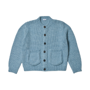 STU Dimension Pocket Cardigan In Sky Blue