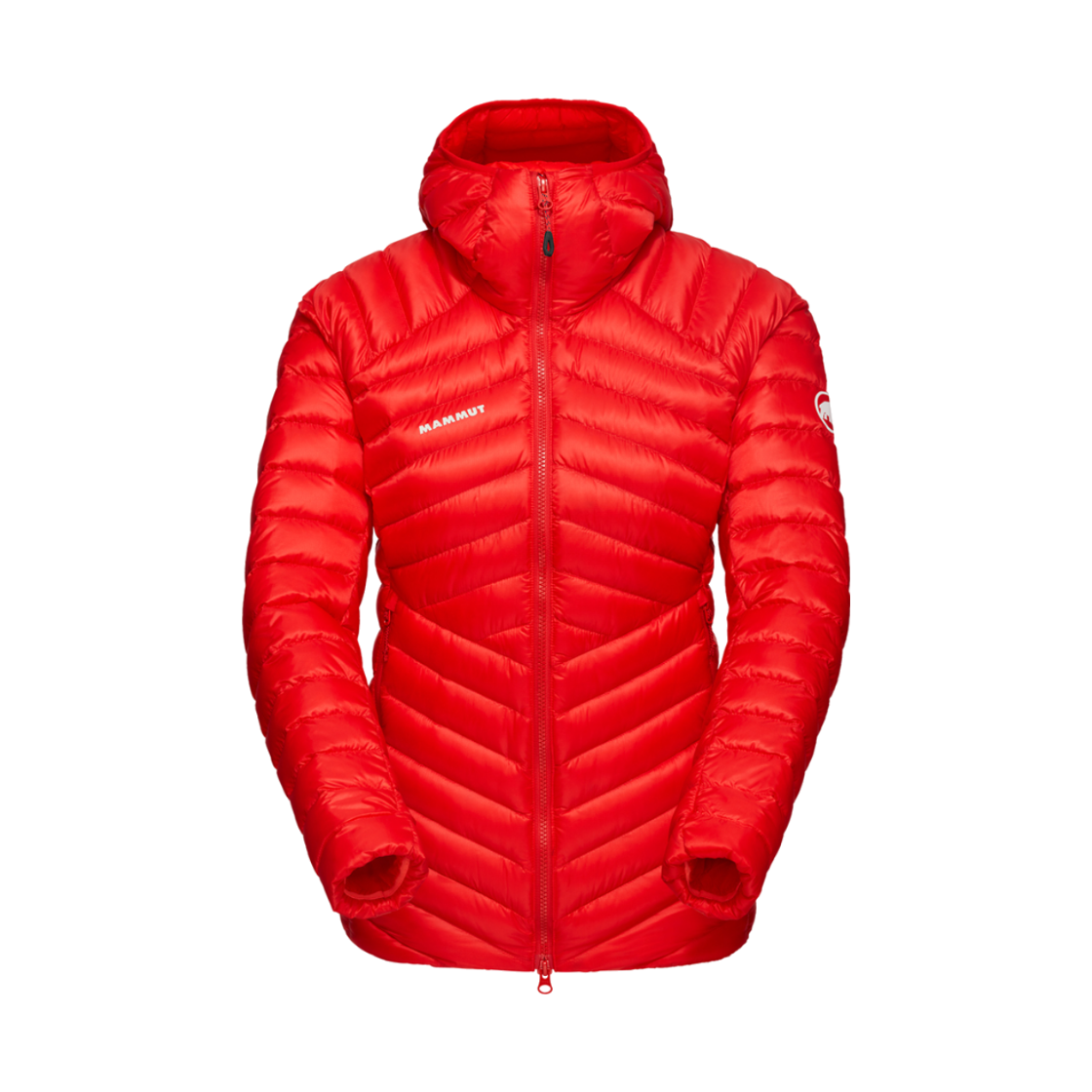 마무트 브로드피크 인슐레이션 후디드 자켓 우먼 레드