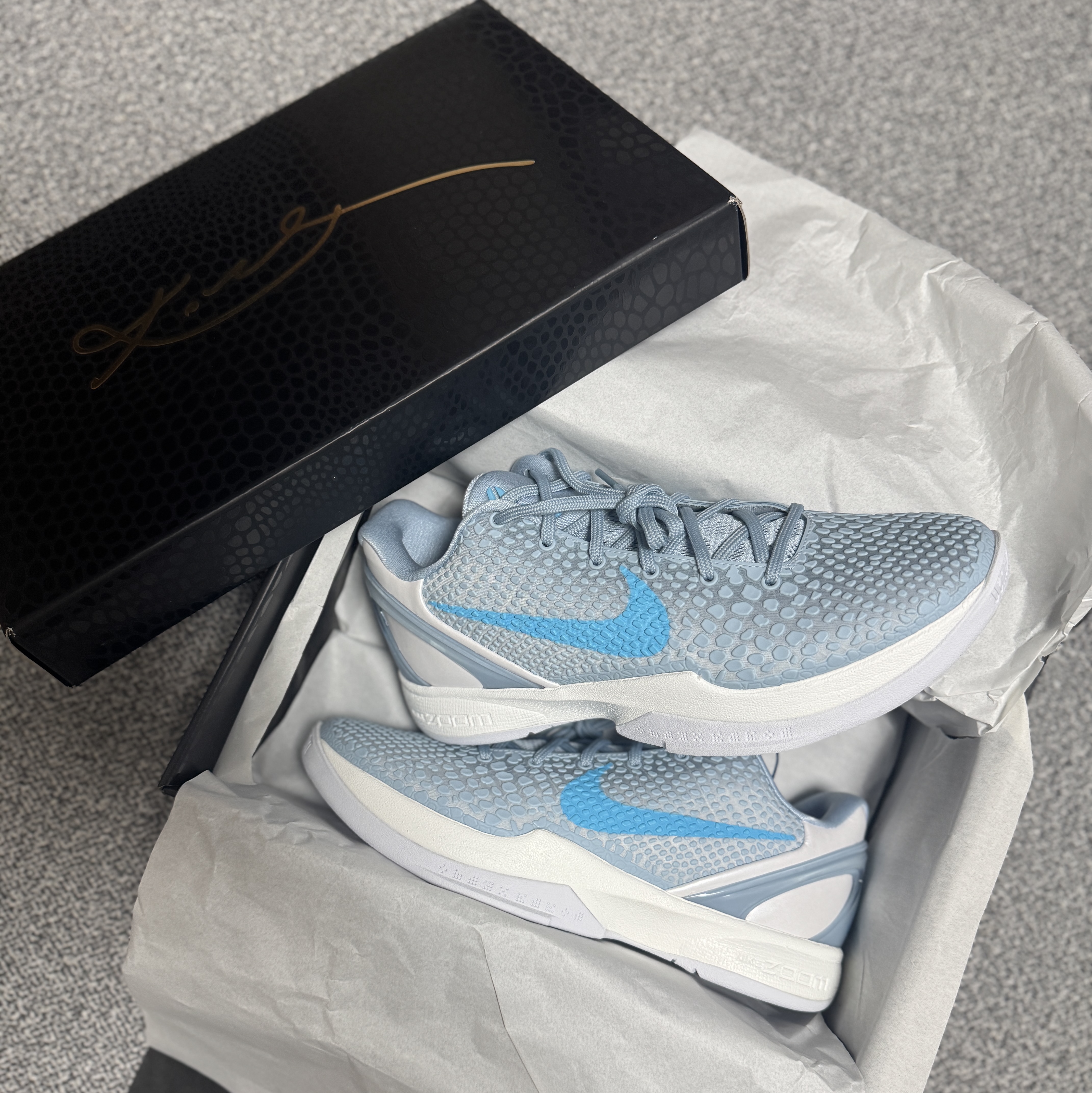 Nike Kobe 6 Protro Light Armory Blue White 착용 스타일