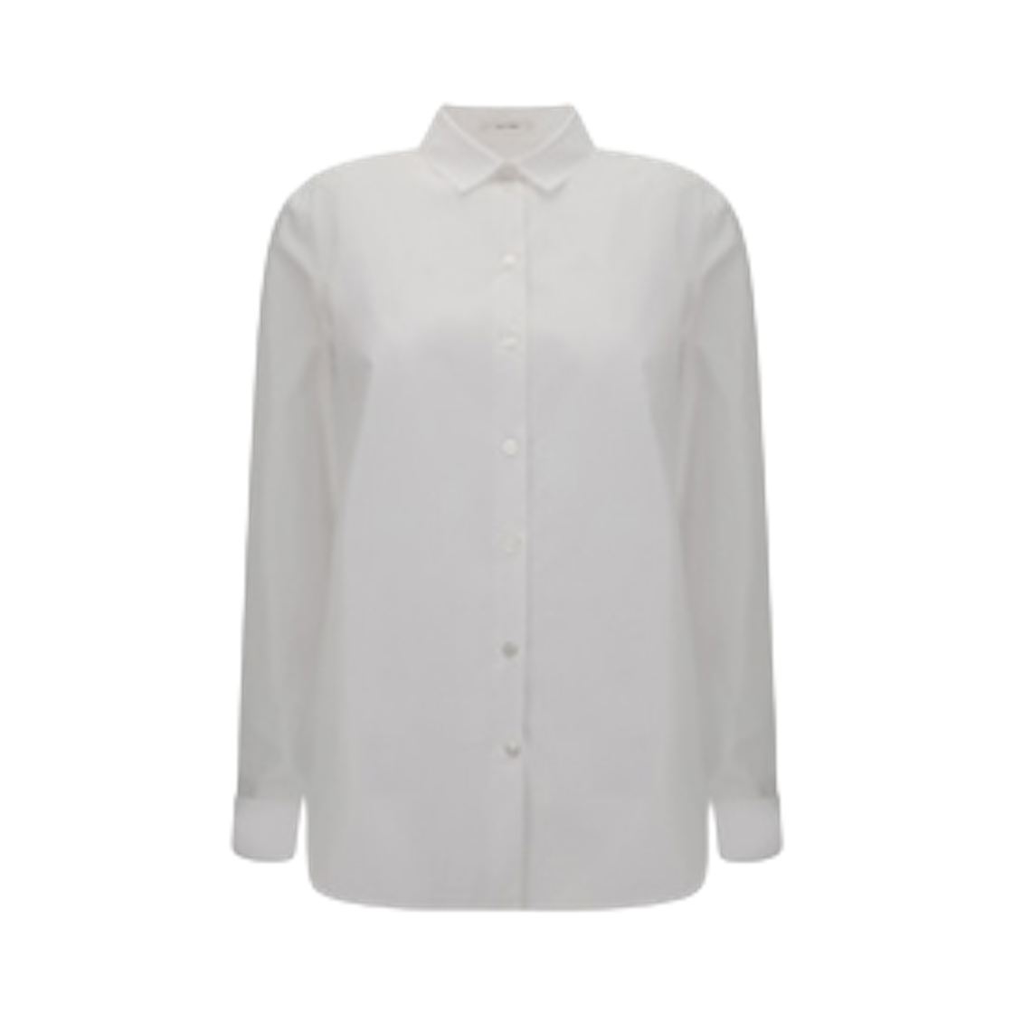 (W) 더 로우 코튼 셔츠 화이트((W) The Row Cotton Shirt White)