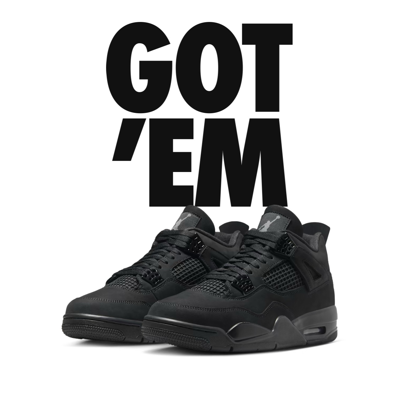 Jordan 4 Retro Black Cat 2025 착용 스타일 - 8