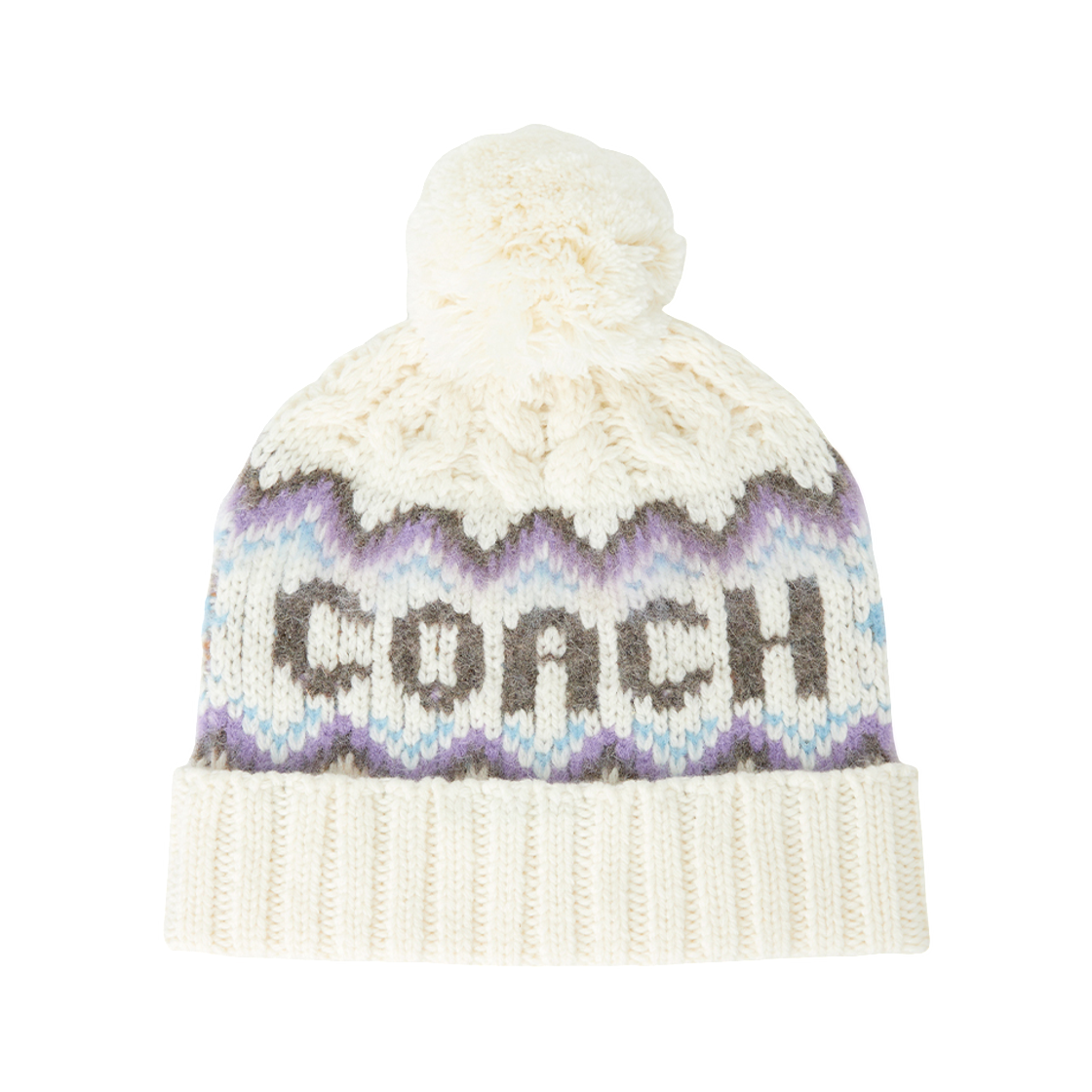 CCL51-CAH (W) Coach Beanie Ivory