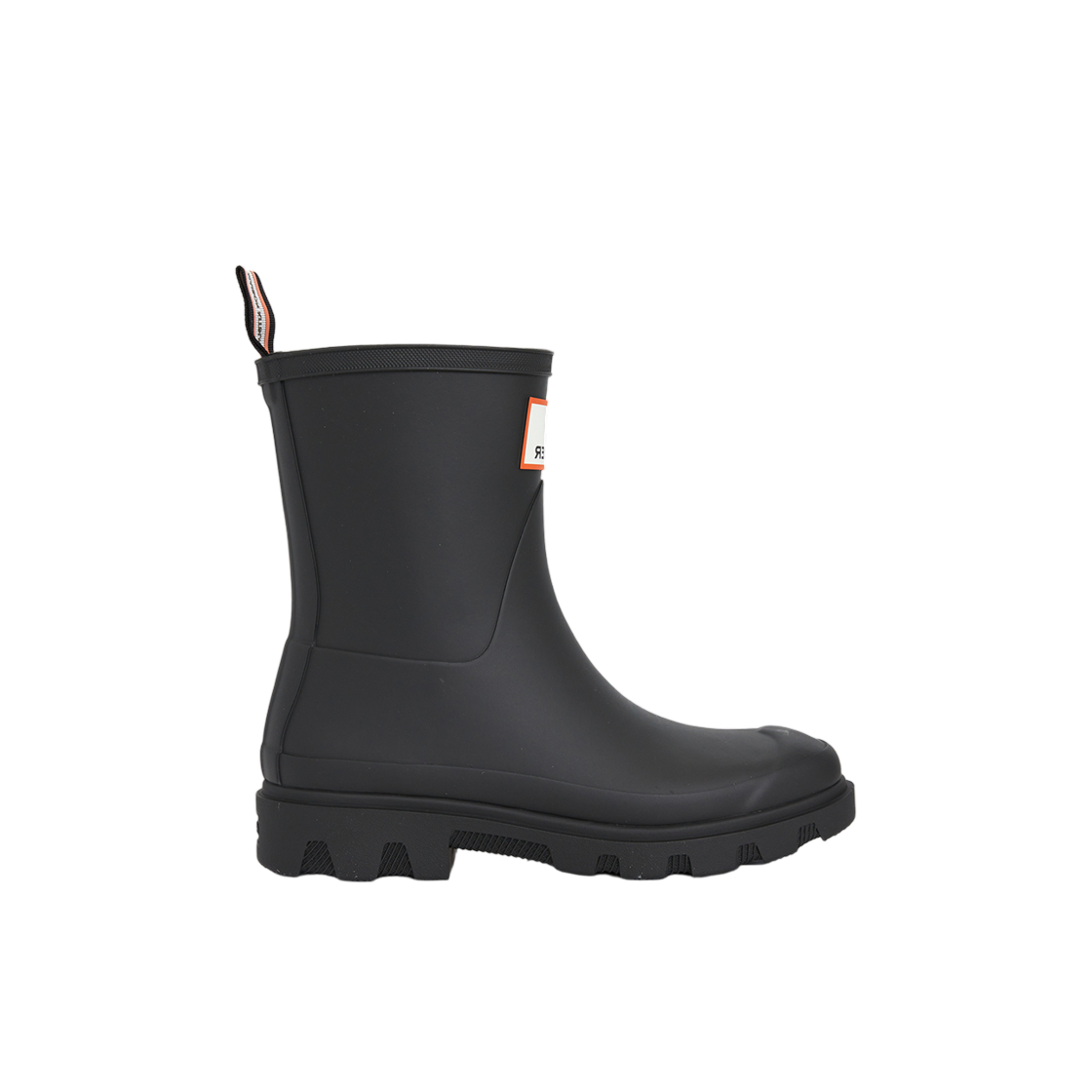 (W) 메종키츠네 X 헌터 다운포어 숏 레인부츠 블랙((W) Maison Kitsune X HUNTER Downpour Short Rain Boots Black)