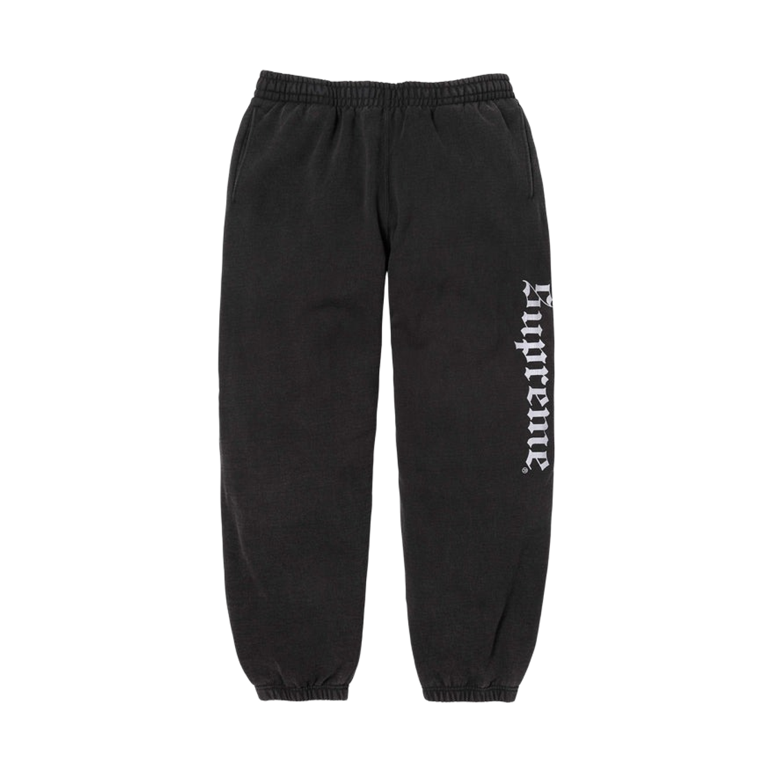 슈프림 워시드 올드 잉글리쉬 스웨트팬츠 블랙 - 25FW