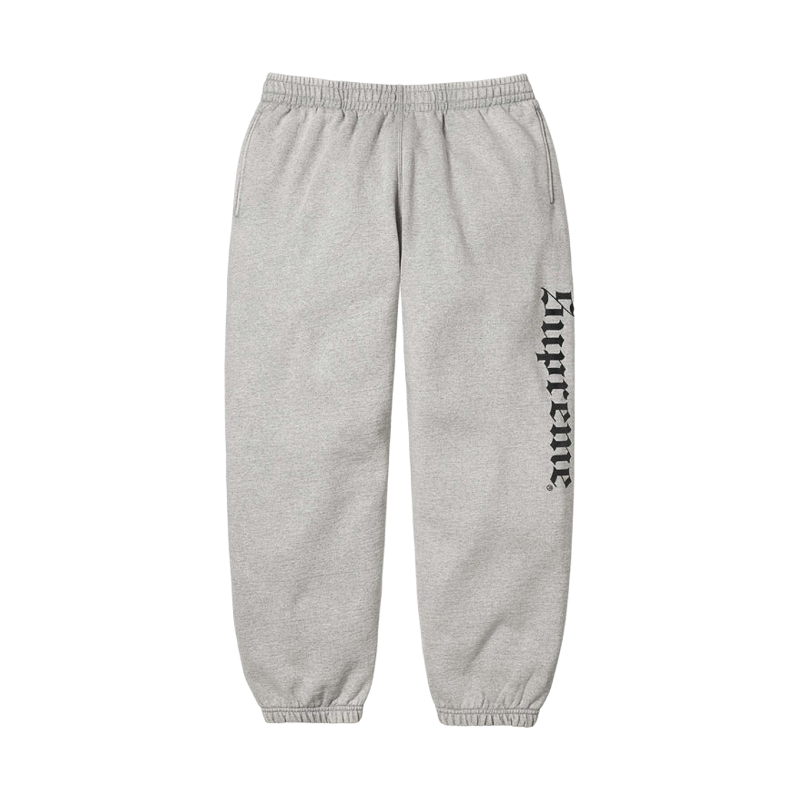 슈프림 워시드 올드 잉글리쉬 스웨트팬츠 헤더 그레이 - 25FW