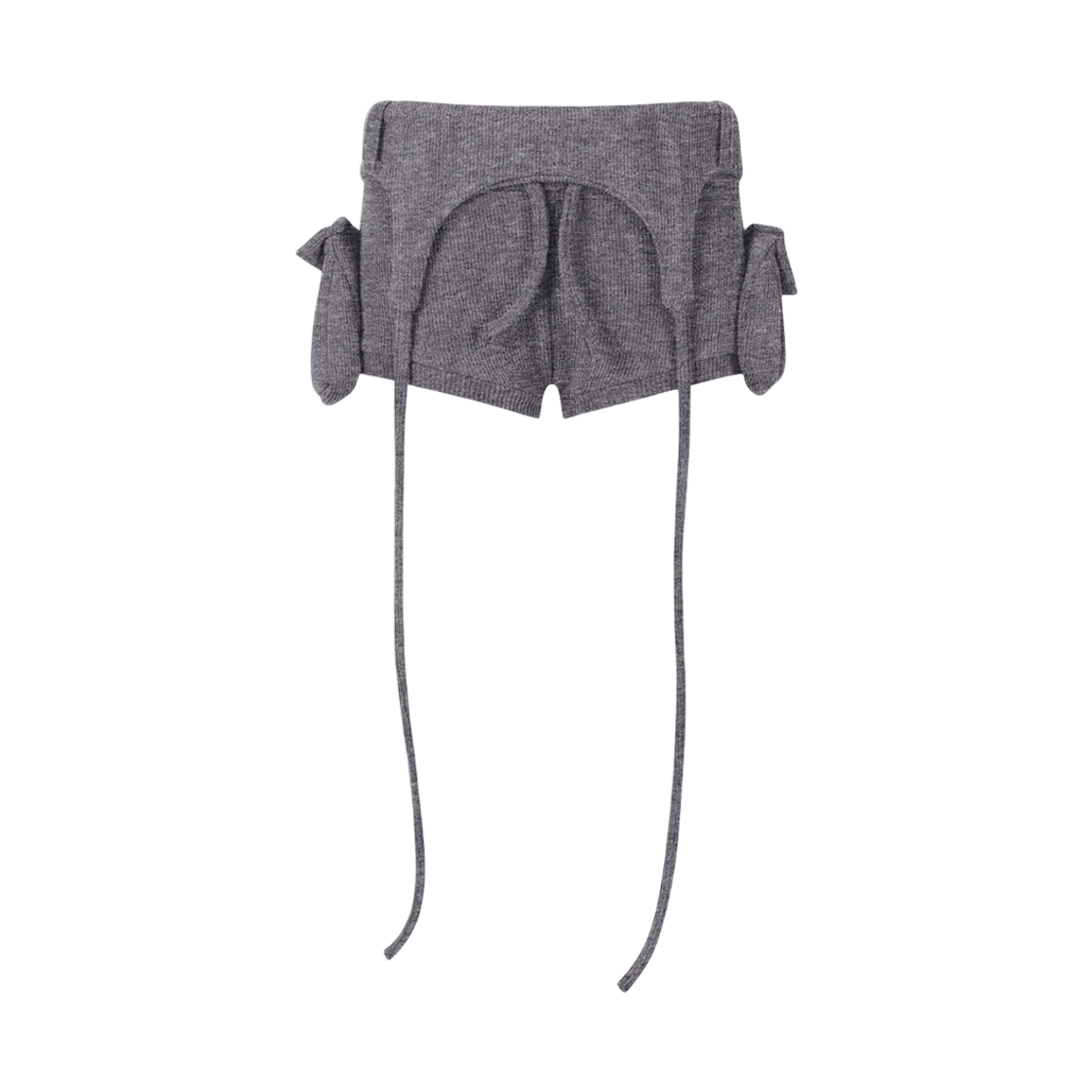 GL25WIBT03GY Gila Archive Bold Logo Pocket Knit Shorts Grey