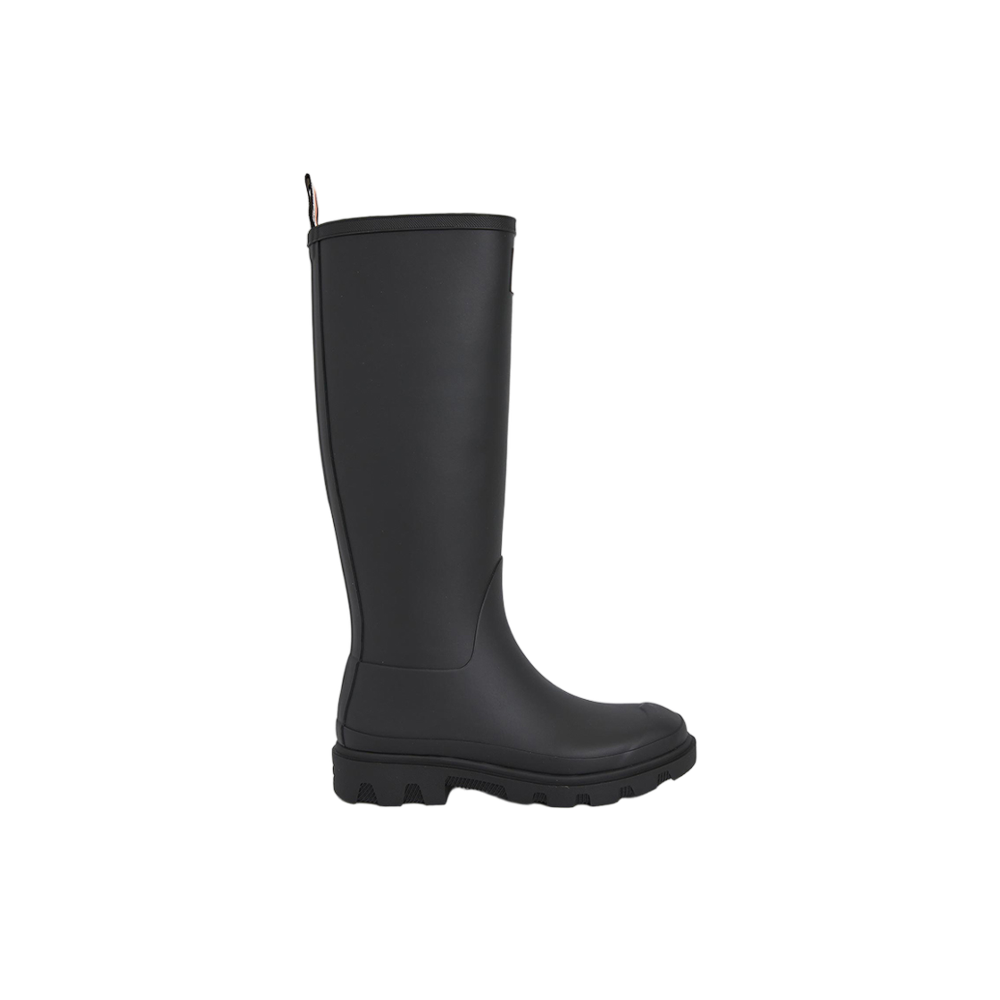 (W) 메종키츠네 x 헌터 다운포어 톨 레인부츠 블랙((W) Maison Kitsune x Hunter Downpour Tall Rain Boots Black)