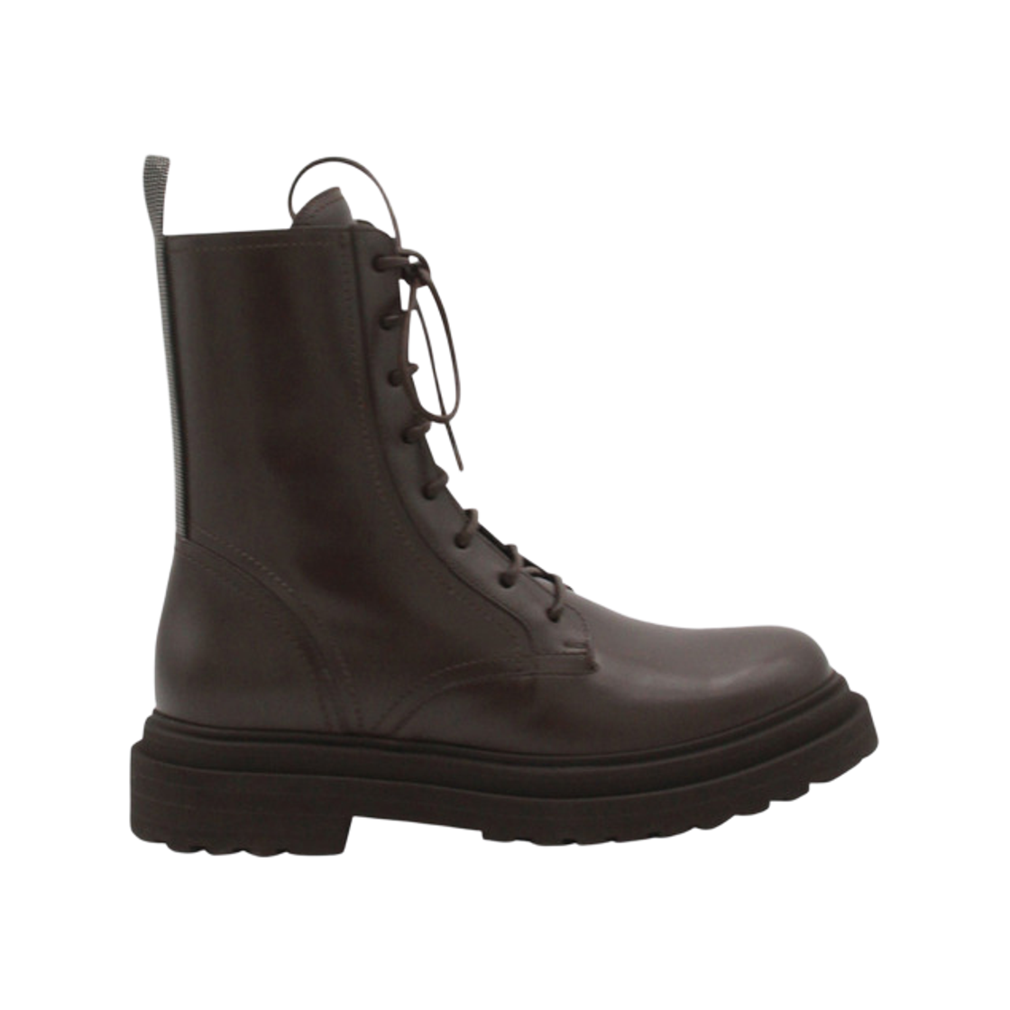 (W) 브루넬로 쿠치넬리 스웨이드 앵클 부츠 브라운((W) Brunello Cucinelli Suede Ankel Boots Brown) - 1