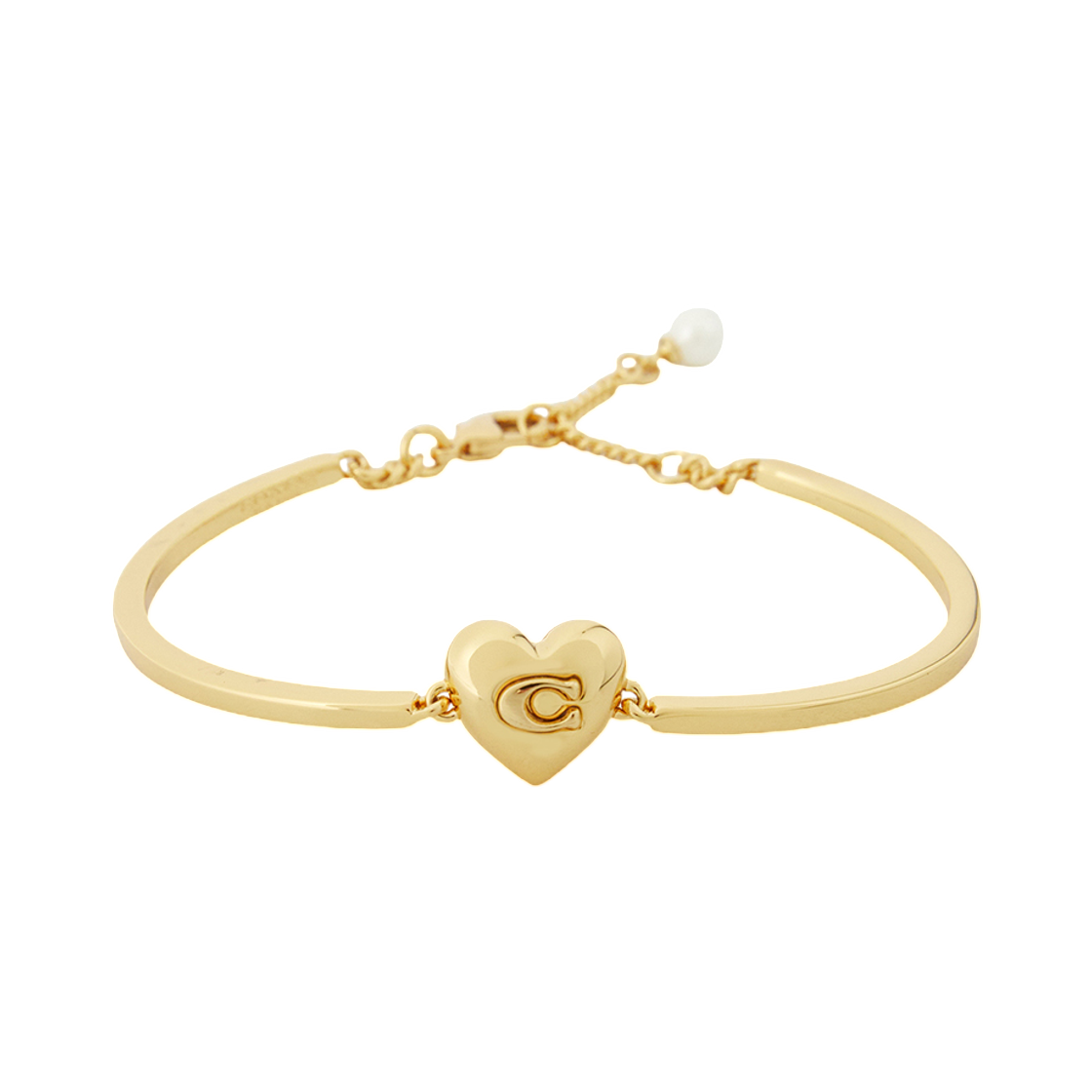 (W) 코치 뱅글 브레이슬릿 골드((W) Coach Bangle Bracelet Gold)