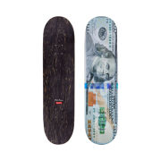 Supreme Money Logo Skateboard Multicolor 8.25" x 32" - 25FW
