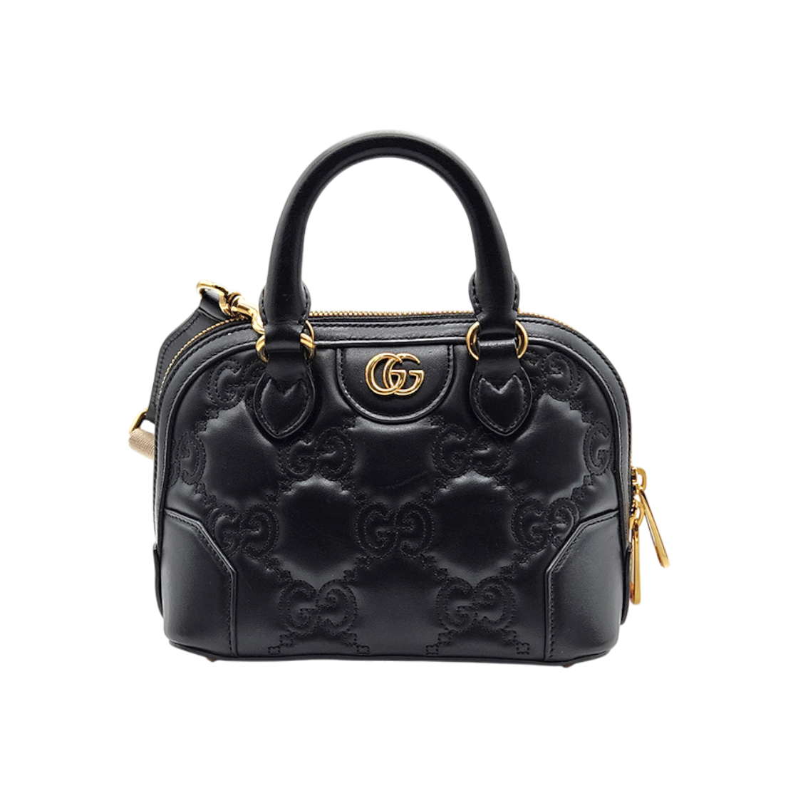 ITIO5C6THUKJ Gucci GG Marmont Top Handle Shoulder Bag (727793)