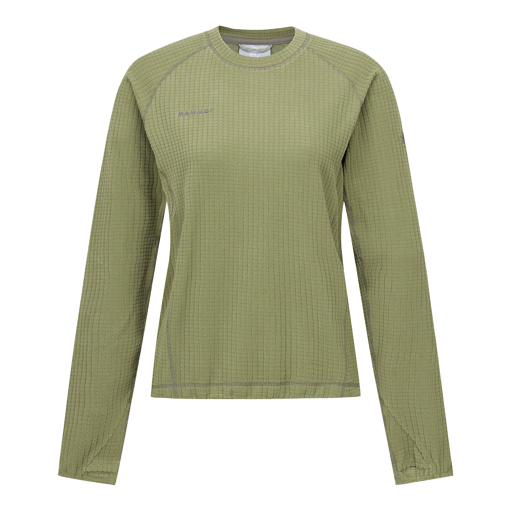 M21E6TR101 MAMMUT Grid ML Crew Neck Women Khaki