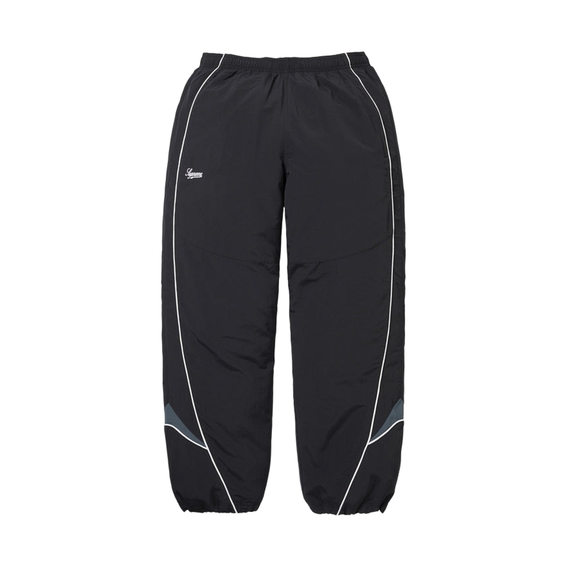 슈프림 콘트라스트 파이핑 트랙 팬츠 블랙 - 25FW