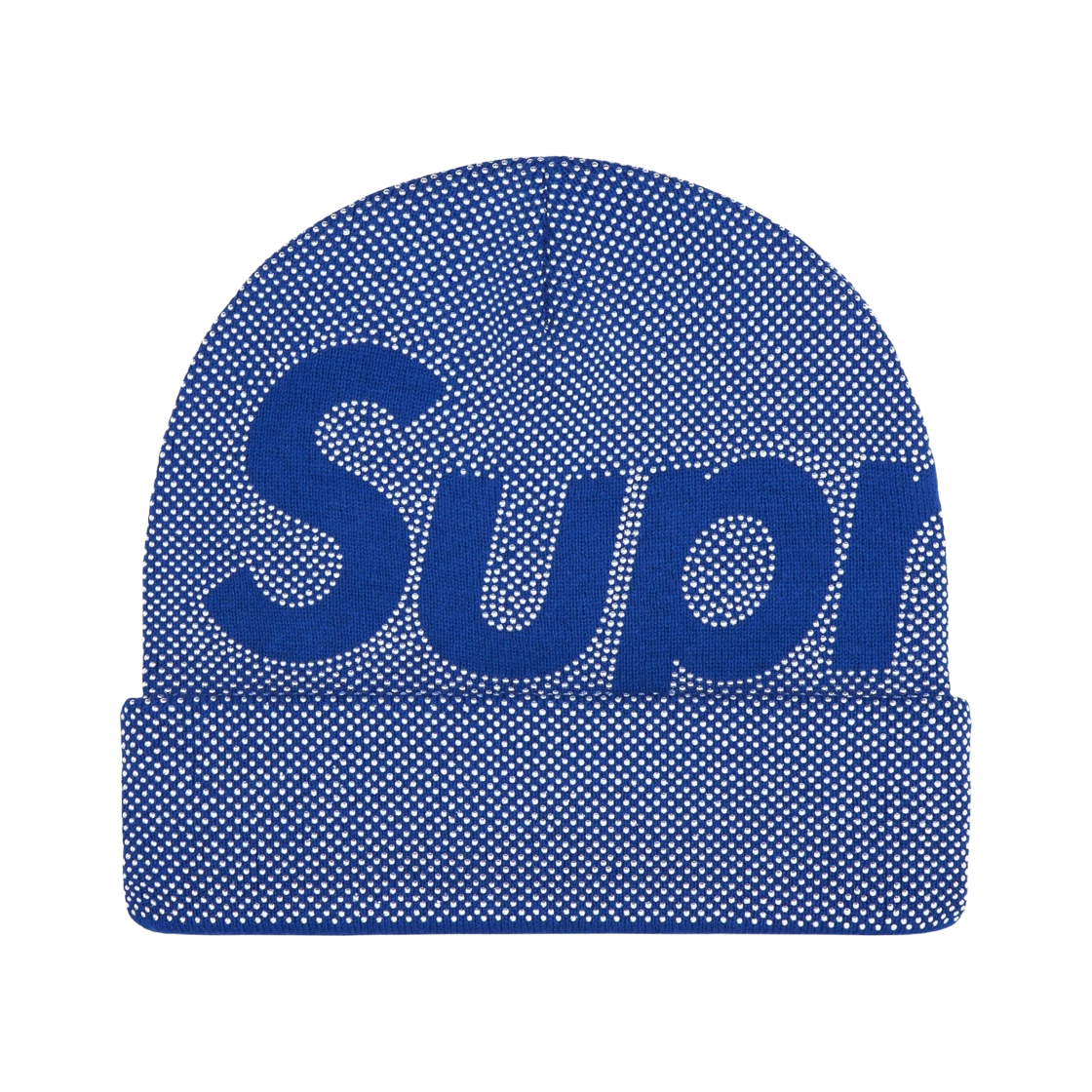 - Supreme Studded Knockout Big Logo Beanie Royal - 25FW