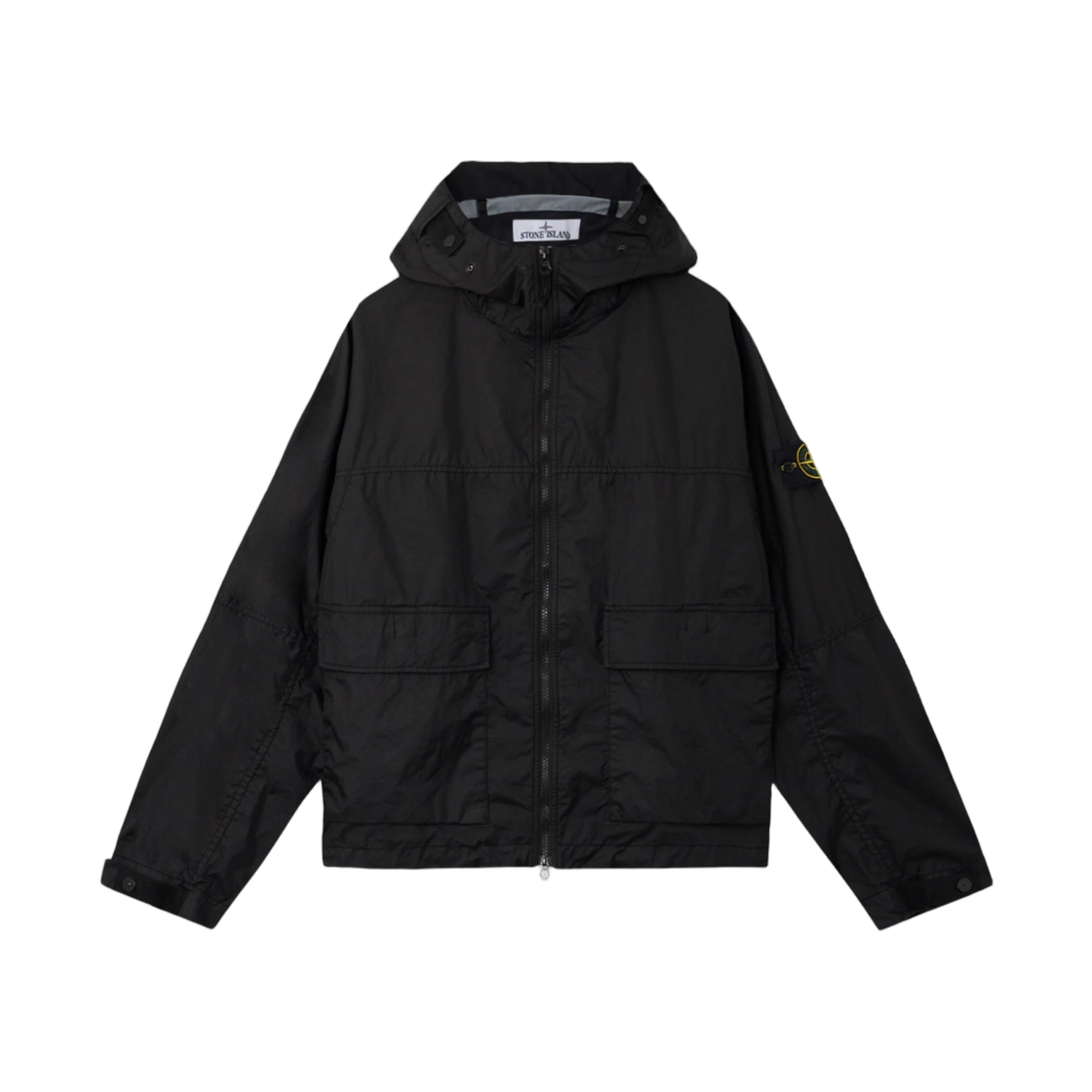 스톤 아일랜드 4100004 멤브라나 3L TC 후드 자켓 워터-레지스턴트 멤브레인 블랙 - 26SS