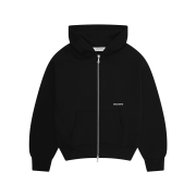 [KREAM 단독] About:Blank Box Zip Hoodie Black Ecru - 26SS