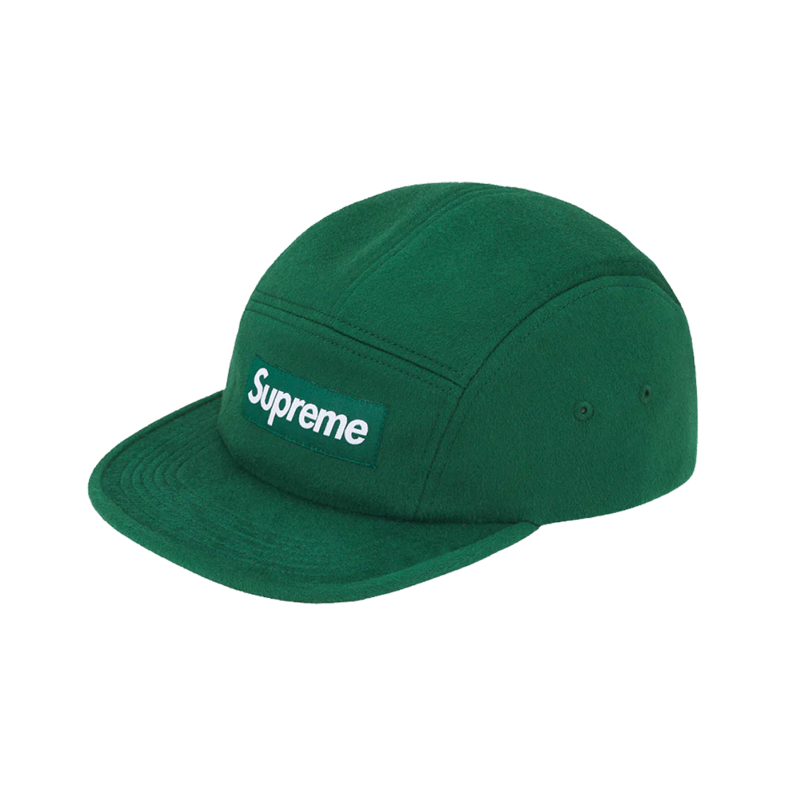 - Supreme Wool Camp Cap Dark Green - 25FW