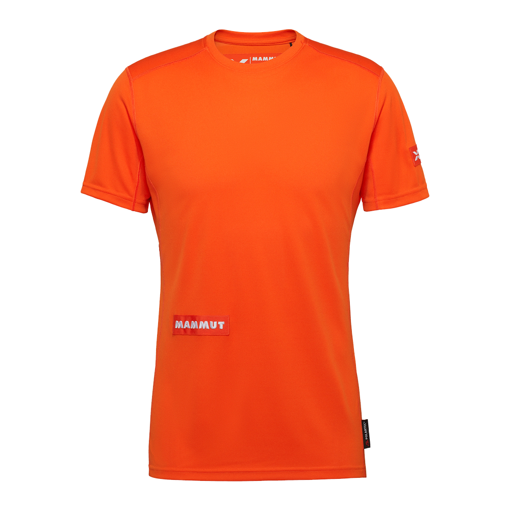 마무트 아이거 노드완드 퍼스트 레이어 티셔츠 맨 오렌지(MAMMUT Eiger Nordwand FL T-Shirt Men Orange)