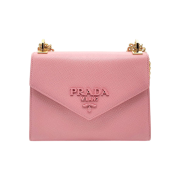Prada Saffiano Monochrome Chain Shoulder Bag (1BD127) L816552