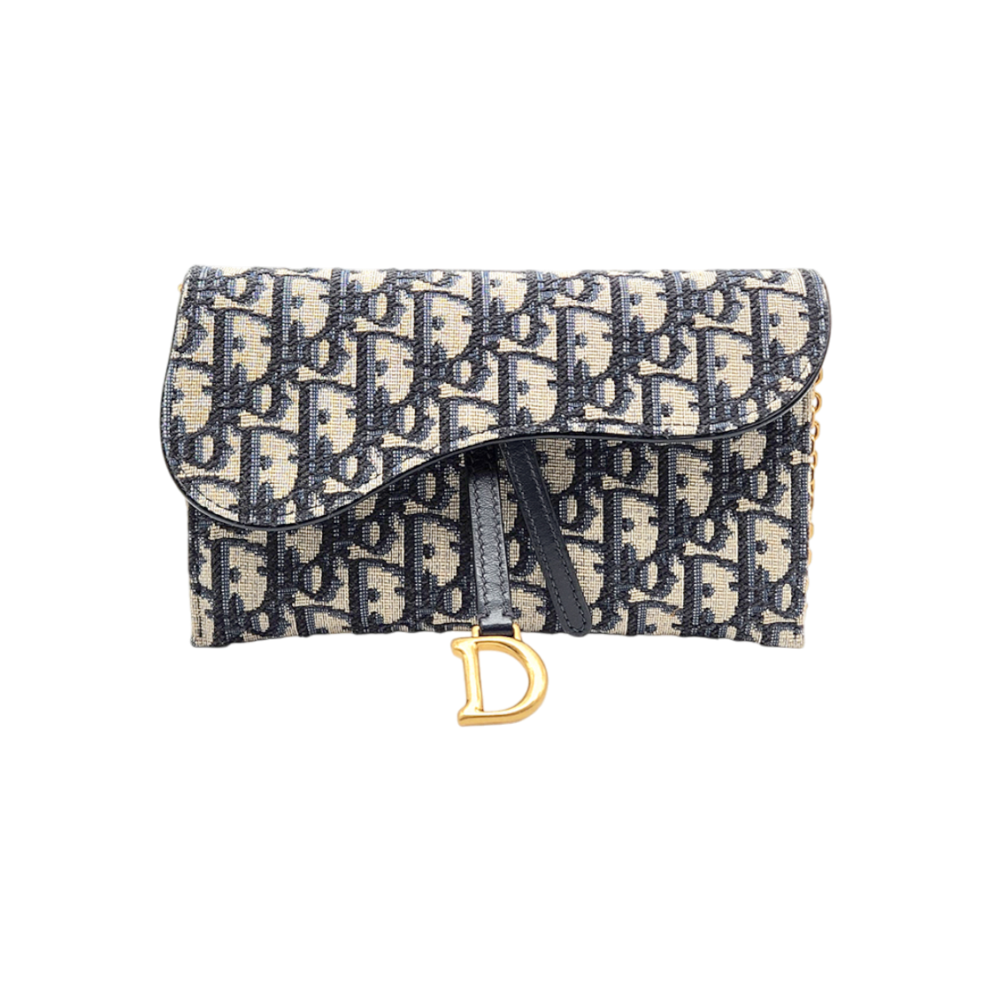 ITBIRQHRTJAE Dior Oblique Saddle Chain Crossbody Bag L844457