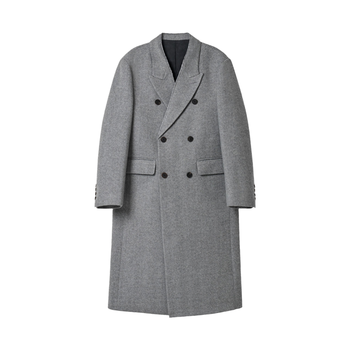 에스티유 인벌티드 더블 코트 인 라이트 그레이(STU Inverted Double Coat In Light Grey)
