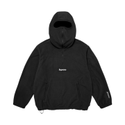Supreme Polartec Face Mask Half Zip Hooded Sweatshirt Black - 25FW