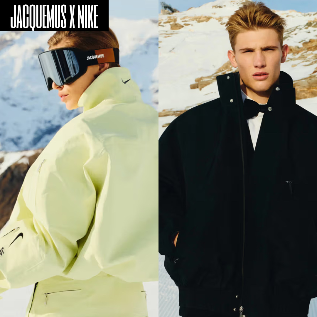 Nike x Jacquemus Gore-Tex 2-in-1 Jacket Citron Tint Black (HQ5694-868), Nike x Jacquemus Gore-Tex Pants Citron Tint (HQ6150-868) 착용 스타일 - 3