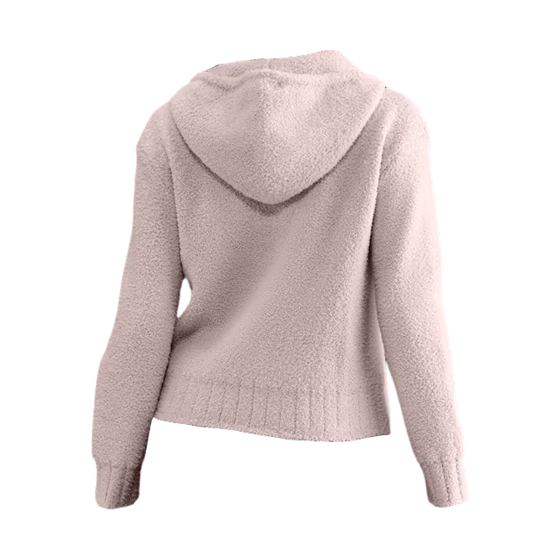 (W) 나이키 NSW 피닉스 코지 부클레 루즈 니트 후드 실트 레드 - 아시아((W) Nike NSW Phoenix Cozy Boucle Loose Knit Hoodie Silt Red - Asia) - 2